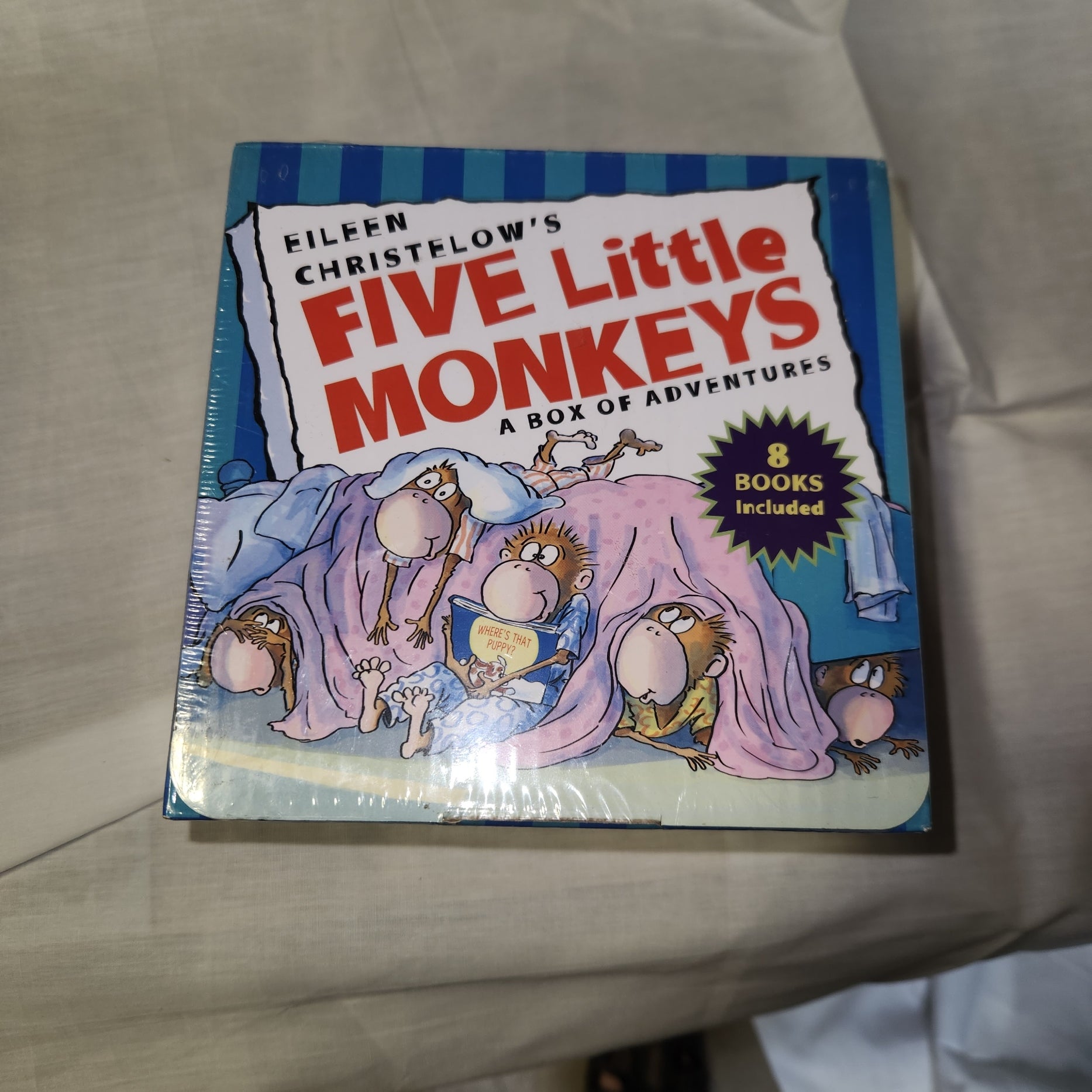Five Little Monkeys: A Box Adventures 8 Books Collection Box Set - Ages 4-7
