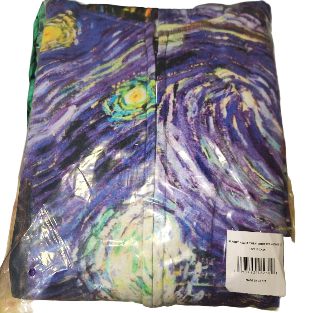 Van Gogh Starry Nights Pull Over Hoodie