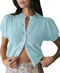 Danni Cardigan Ice Blue