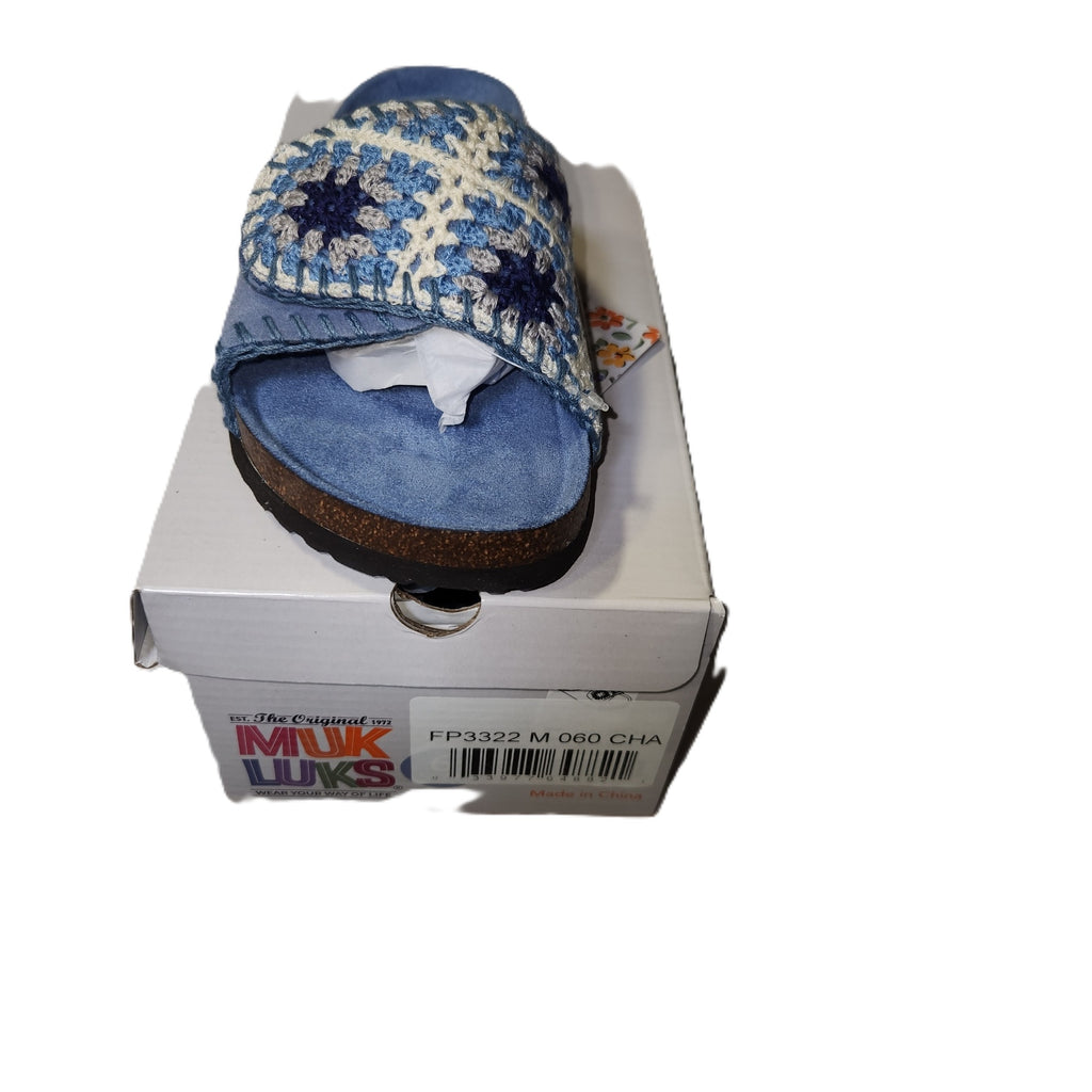 Muk Luks Women's Gigi Crochet Slip-On Sandal