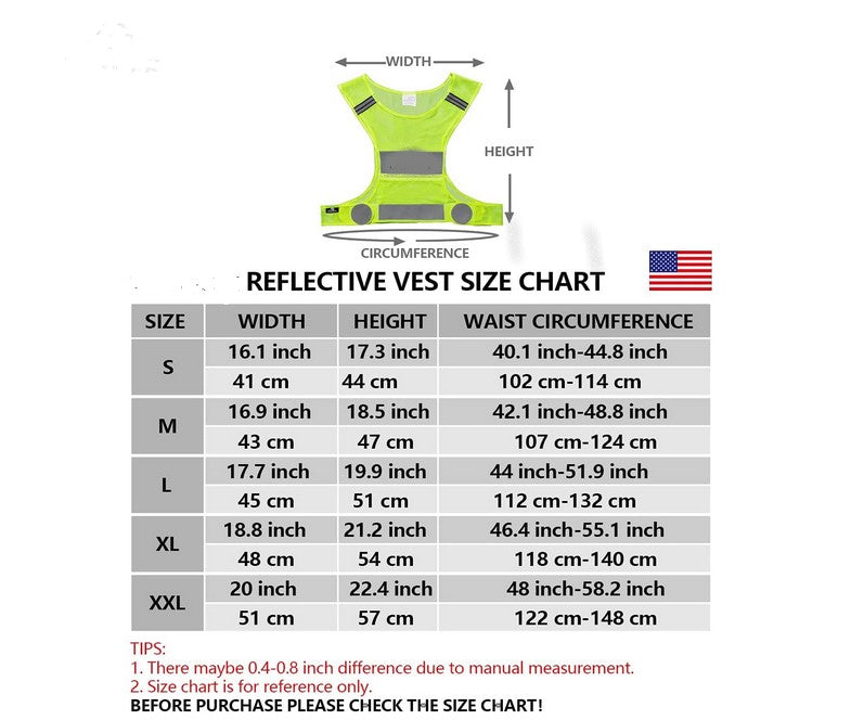 Highly Reflective Safty Vest with free refelective arm bands