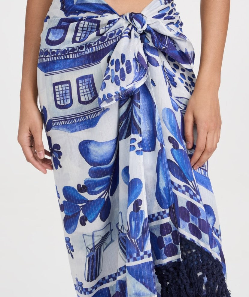 Brand New In Orginal Package Farm Rio  Sweet Sarong Coverup Sold At Neiman Marcus
