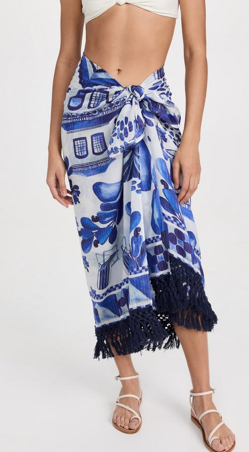 Brand New In Orginal Package Farm Rio  Sweet Sarong Coverup Sold At Neiman Marcus
