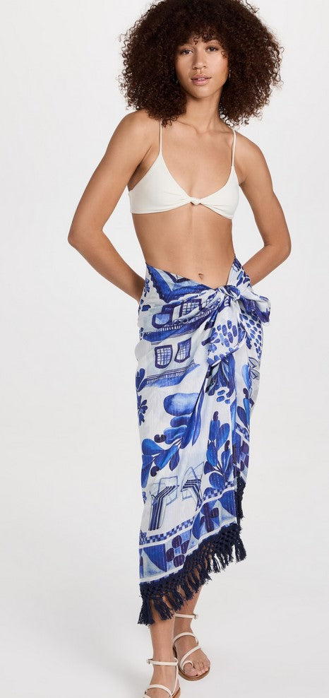 Brand New In Orginal Package Farm Rio  Sweet Sarong Coverup Sold At Neiman Marcus