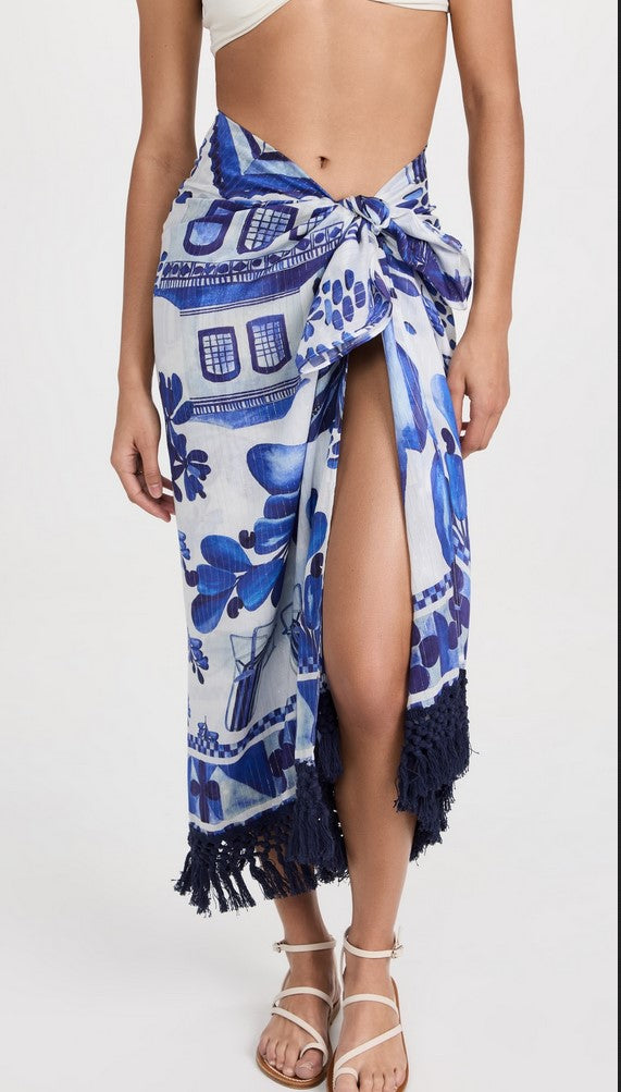 Brand New In Orginal Package Farm Rio  Sweet Sarong Coverup Sold At Neiman Marcus