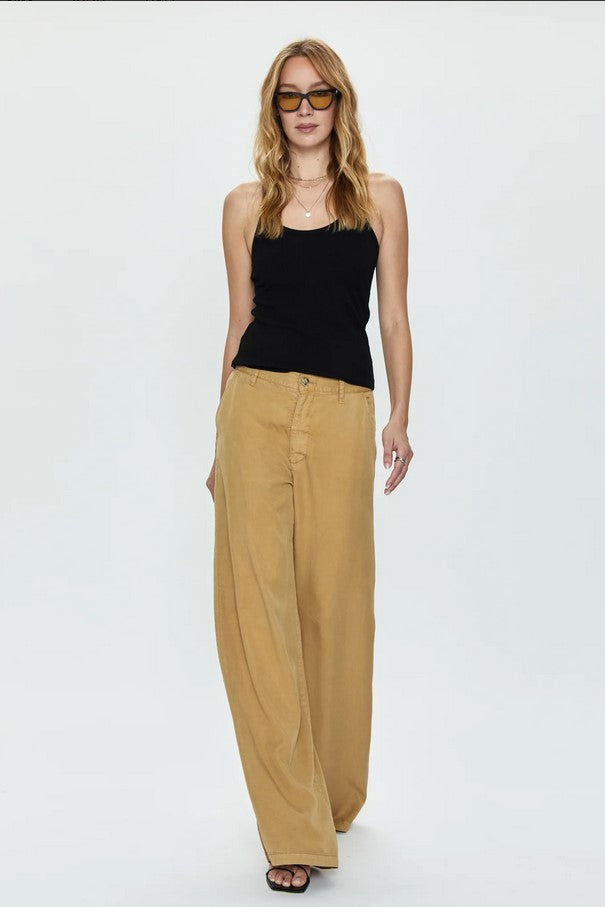 Jadyn Low Slung Palazzo khaki Size 26