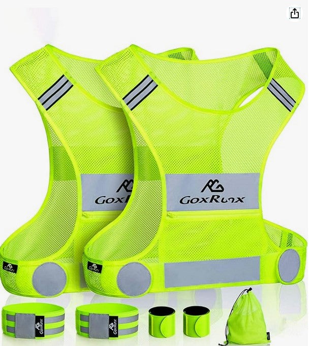 Highly Reflective Safty Vest with free refelective arm bands