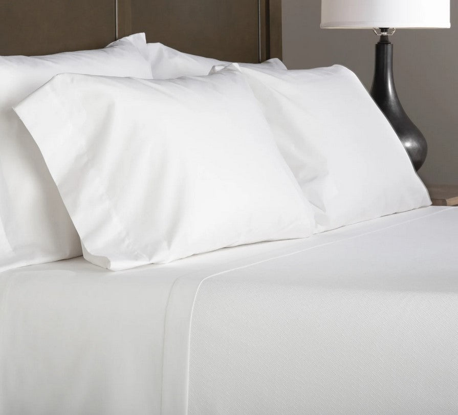 Registry pillowcase white  cotton blend modern Amerm2004236 Lot of 12 20" X 32"