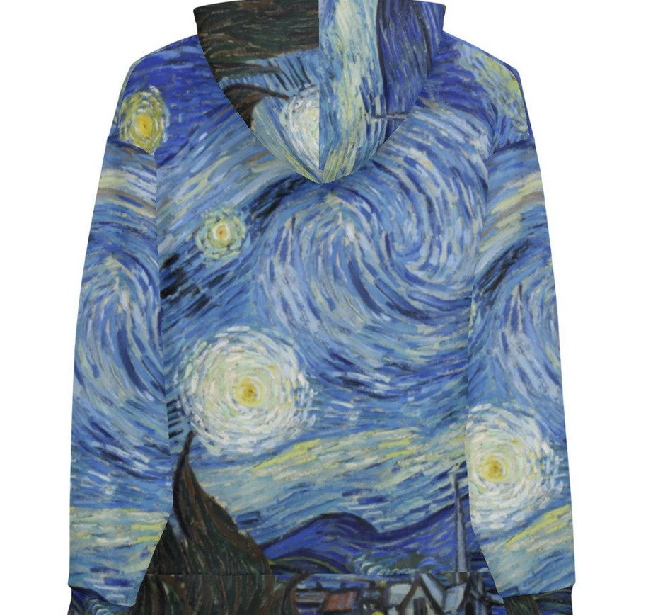 Van Gogh Starry Nights Pull Over Hoodie