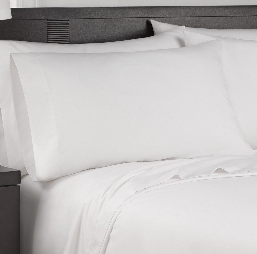 NEW LOT-OF-12 HOTEL QUALITY STANDARD / QUEEN PILLOW CASES 100% COTTON T300