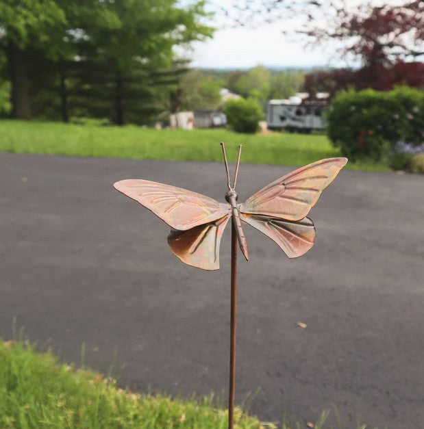 Beautiful Spinning Butterfly Garden Stake