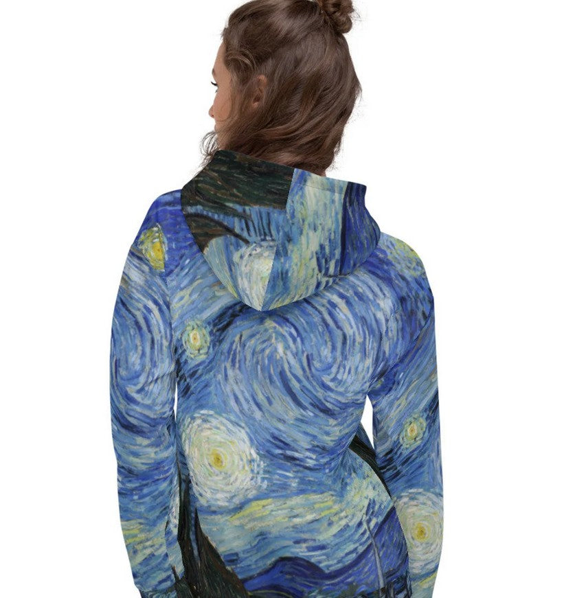 Starry Nights Zipped Sweatshirt Hoodie