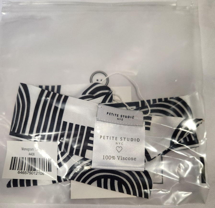 Monogram Twilly Black and White