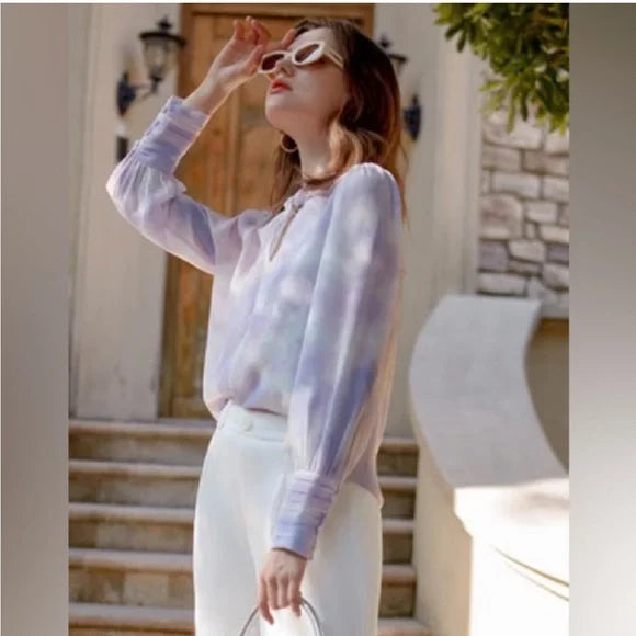 Petite Studio Drea Blouse Purple