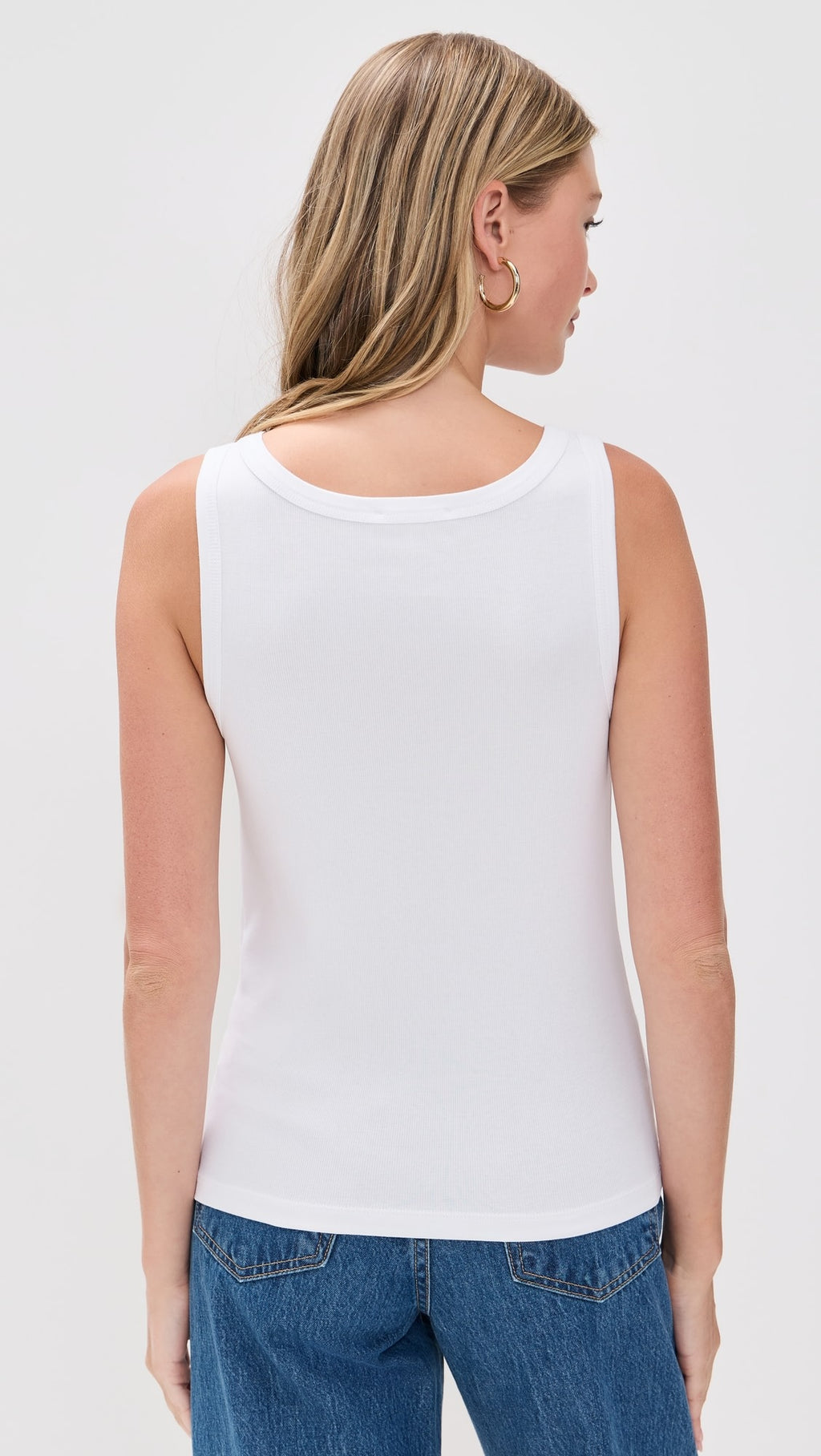 Madewell Womens Brightside ribbed High Neck Tank Medium