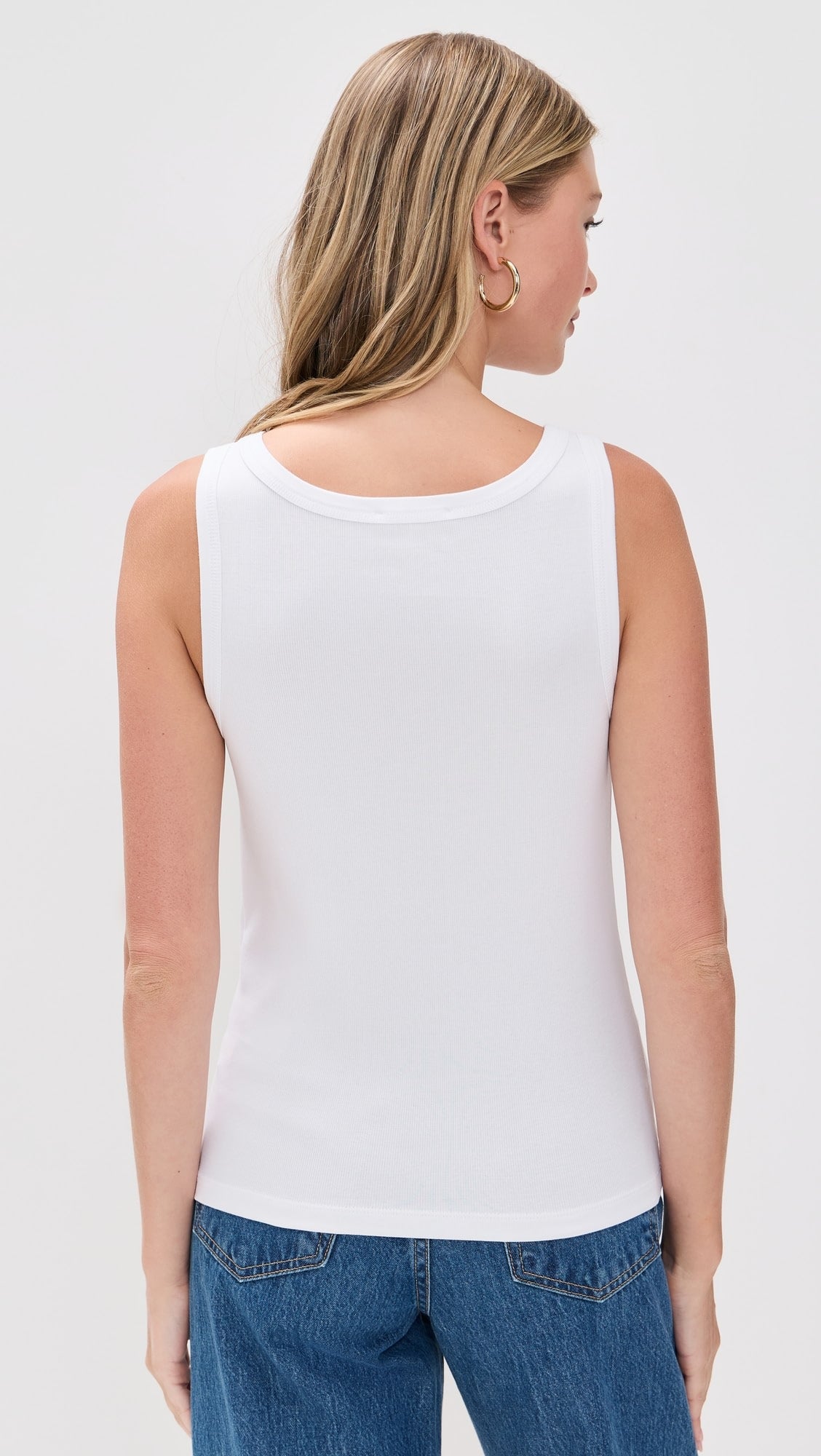 Madewell Womens Brightside ribbed High Neck Tank Medium