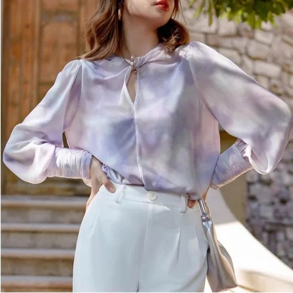 Petite Studio Drea Blouse Purple