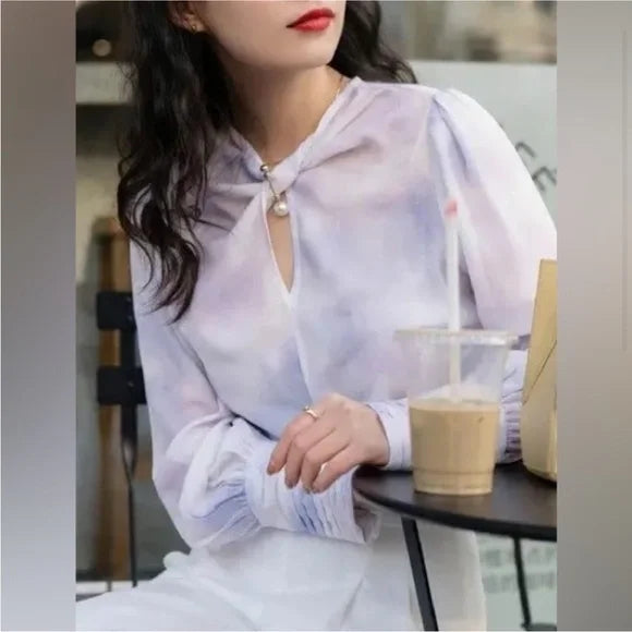 Petite Studio Drea Blouse Purple